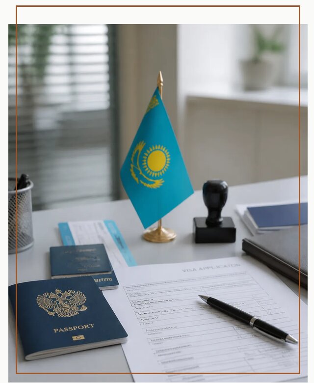 Оформление визы в Казахстан для поездки и работы в Нижнекамске