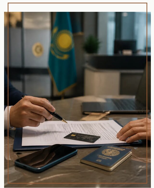 Открытие счета и банковской карты в Казахстане в Нижнекамске